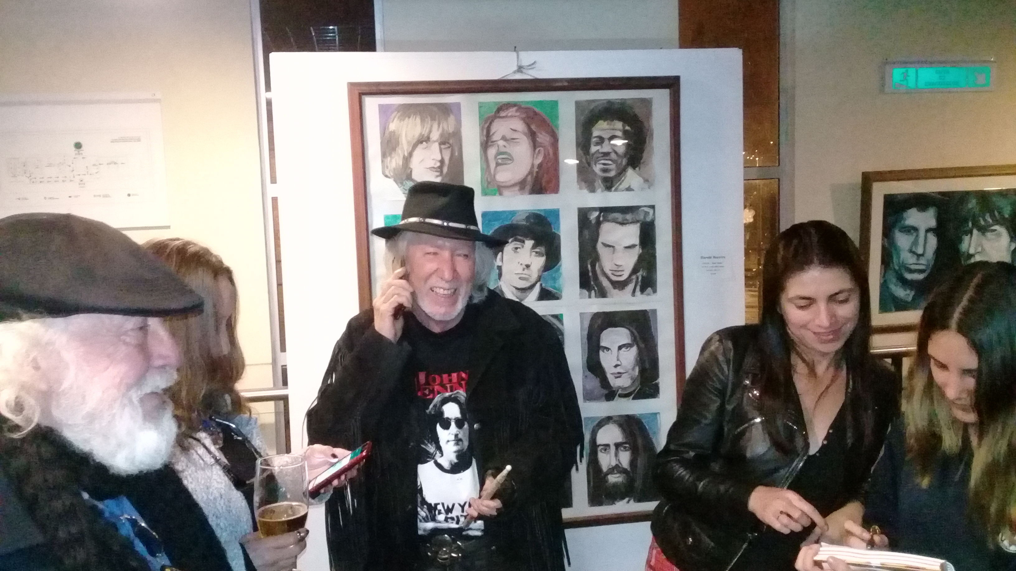 PRIMERAS IMÁGENES Y DETALLES DE EXPOSICIÓN ART ROCK DEL MAESTRO HAROLD BECERRA